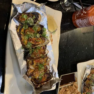 Baked Green Mussels