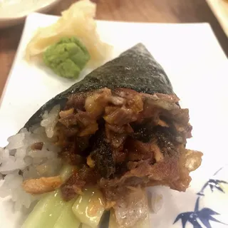 Salmon Skin Hand Roll