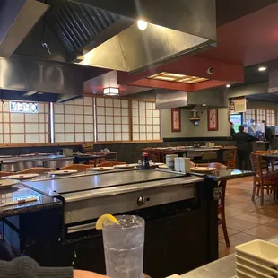 interior, sushi and sashimi