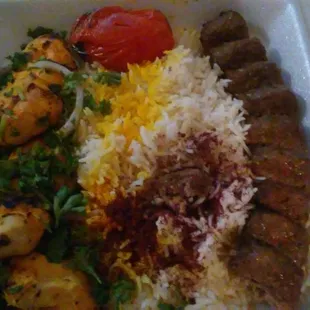 Beef Kabob Plate