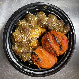 Kaseh Kabab ( 3 kind kabob ) rice
