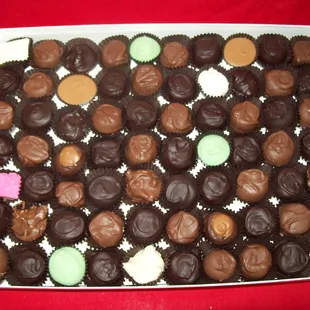 5 Pound Assortment. 150 pieces. Two Layers. We have assortments in 8 oz.  1#, 1 1/2 #, 2 #, 3 # and 5 #.