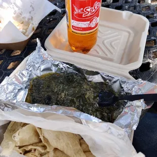 Bhaji &amp; banana soda