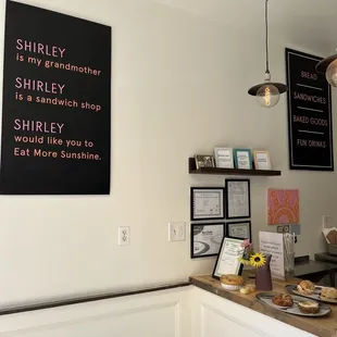 Cute interior - take out only