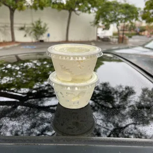 Two 4oz cream cheese spreads @ $3 a piece