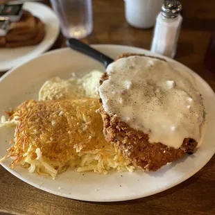 Chicken fried steak (beef)