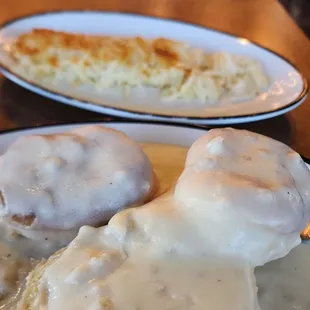 Sausage Gravy and Biscuits