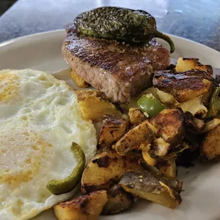 Steak and Eggs and Stuff