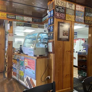 the inside of the restaurant