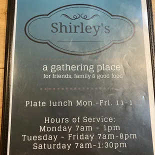 a sign for a gathering place