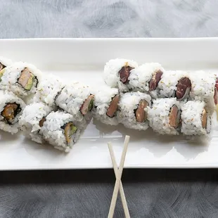 sushi and sashimi, food, sashimi, sushi