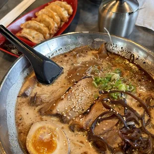 Black Garlic Flavored Chicken Ramen