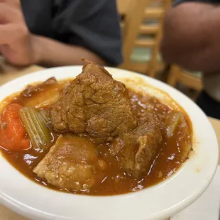 Local beef stew cup