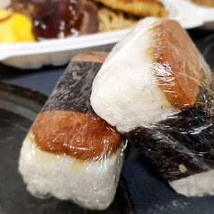 Gotta have Spam musubi...