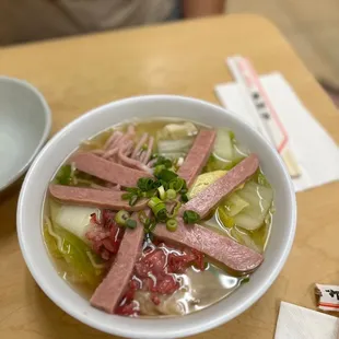 a bowl of soup