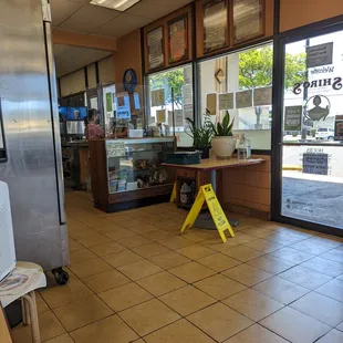 From our table which was just left of the Today's Special sign --- looking towards the cashier desk and only entry into restaurant.