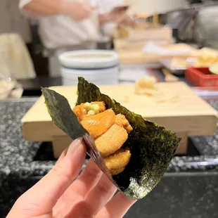 15 course omakase, ending with UNI!!!!