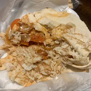 Vegetarian Ghallaba Sandwich