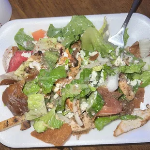 Chicken Feta Fattoush Salad