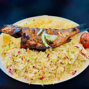 European Sea Bass (grilled) This was really amazing!