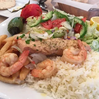 Shrimp and Salmon Kabob