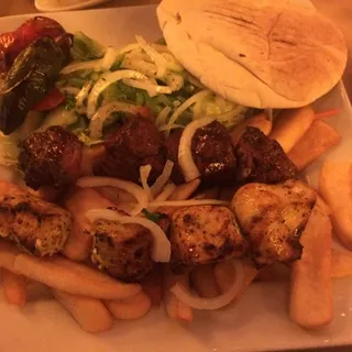 Chicken and Beef Kabob