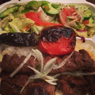 Beef Lula and Beef Kabob