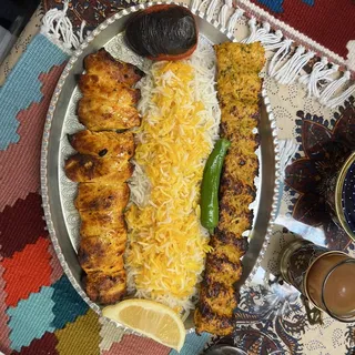 Chicken Soltani Platter