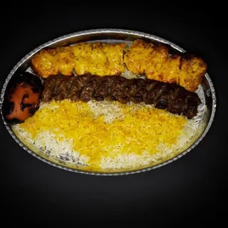 Beef Koobideh Platter