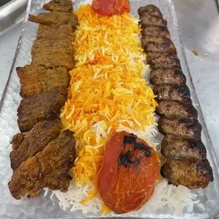 Beef Soltani Platter