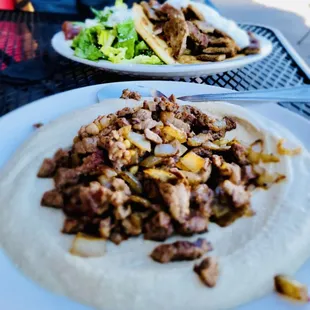 Hummus with Meat (LAMB)