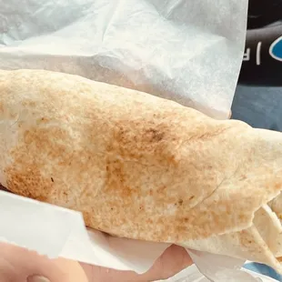 Lamb kabob &quot;sandwich&quot;