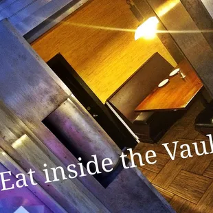Love a great Bank Valut to dine in