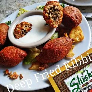 a plate of fried food