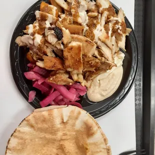 Number 1 chicken shawarma plate