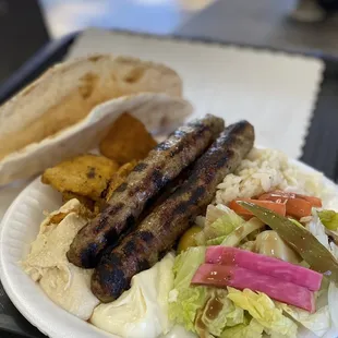 Kafta Kabob Plate- # 8