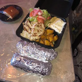 Beef Kafta Pita Wrap
