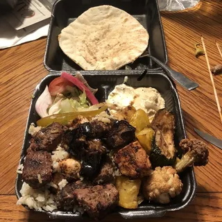 Beef and Lamb Shawarma-Trio