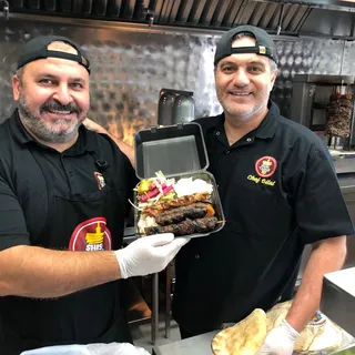 Beef Shish Kabob Plate- # 7