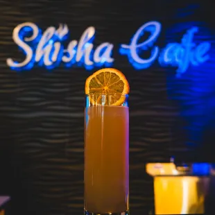 Signature Cocktail at shisha cafe