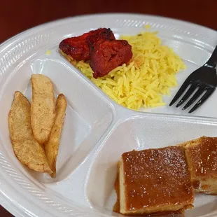 a plate of food