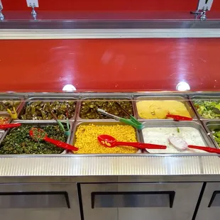 Buffet area