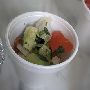 a bowl of salad