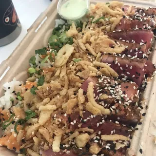 Ahi Tuna Dirty Rice