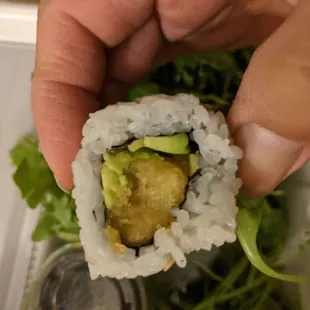 Sea Bass Tempura Roll