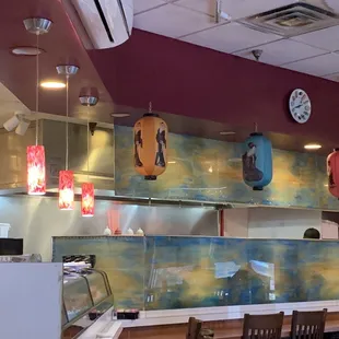 Sushi bar area