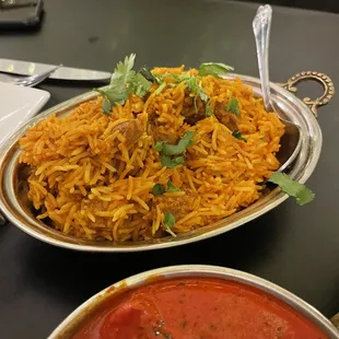Lamb biriyani