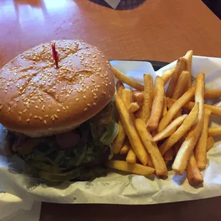 The cheeseburger with every option!