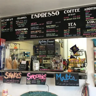 Smoothies and tea ... yum!