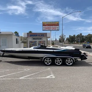 Ice pick up before river day